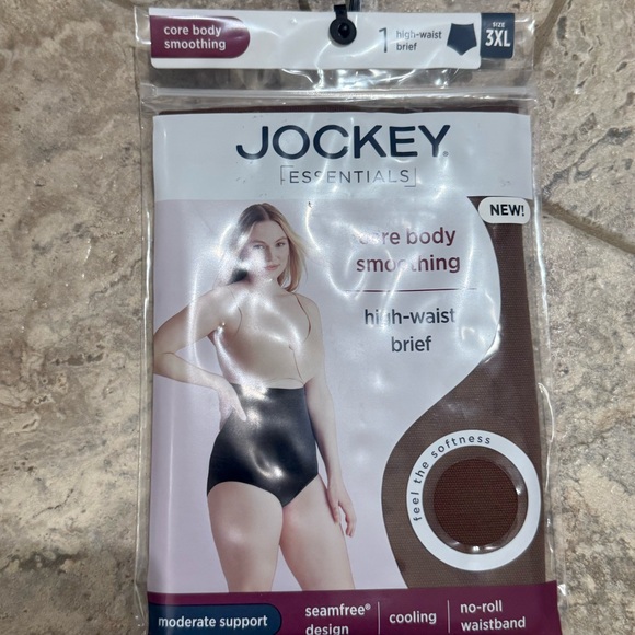 NWT Size 3XL Jockey Essentials High-Waist Brief - Brown - Picture 1 of 2